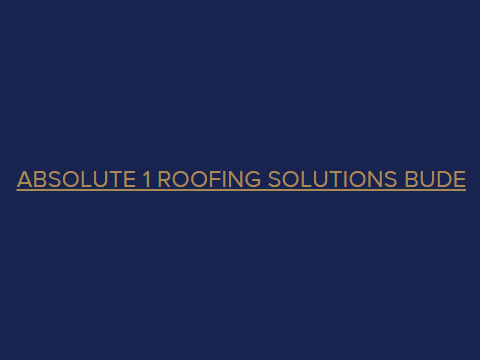 Absolute 1 Roofing Solutions Bude logo