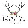 Vanilla Blue Flowers logo