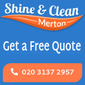 Shine and Clean Merton logo